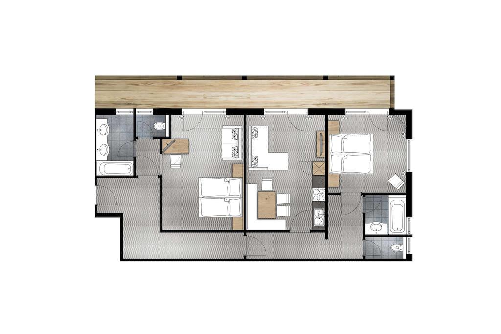 Gurglhof Apartmenthaus Obergurgl Kamer foto